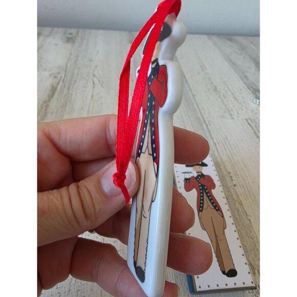 White House Fife musician porcelain ornament RARE Xmas drum corps army president - Picture 3 of 6